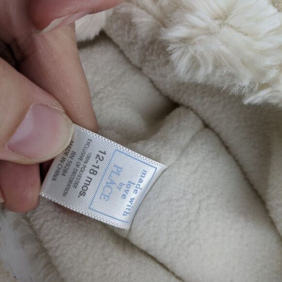 Childrens Place winter bear warm hat white 12-18 m - Picture 5 of 5